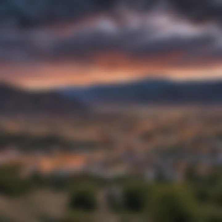 Majestic Carson City skyline at dusk