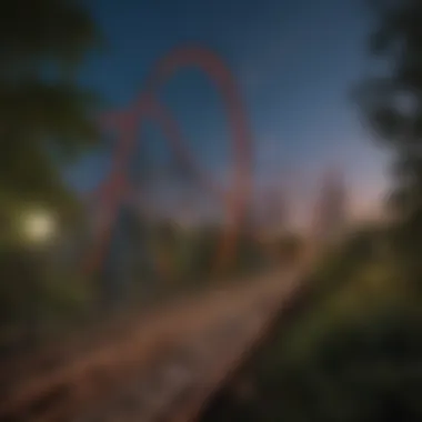 Thrills Under Twilight Cedar Point roller coaster at dusk