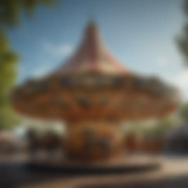 Colorful Carousel at Cedar Point