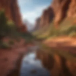 Majestic Red Rock Formations in Century Link Sedona