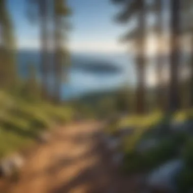 Challenging Trail Overlooking Lake Tahoe