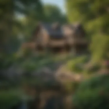 Enchanting Lakeside Cottage in Lake Sherwood Charming Cottage with Garden Views in Lake Sherwood Michigan
