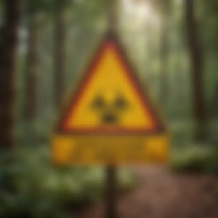 Chemical Hazard Warning Sign