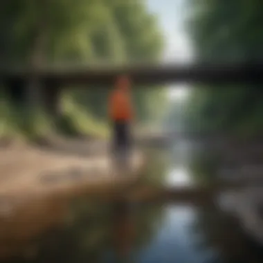 Structural Integrity Assessment Civil service engineer inspecting bridge construction