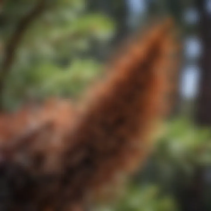 Close-up of Bristlecone Pine Tree Needles and Cones