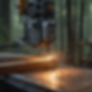 Precision CNC Machinery Enhancing Lumber Production CNC machine in action with wood