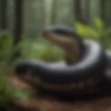 Majestic King Cobra in Natural Habitat Majestic King Cobra in Natural Habitat