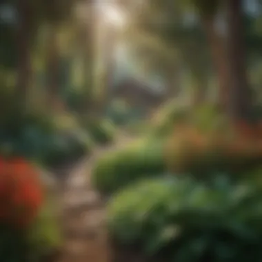 Diverse Indigenous Plant Garden A diverse garden featuring indigenous plants