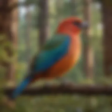 Colorful Bird Species Colorful Bird Species of Sequoia National Park