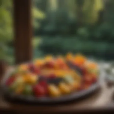 Colorful Fruit Platter at Lake Quinault Lodge