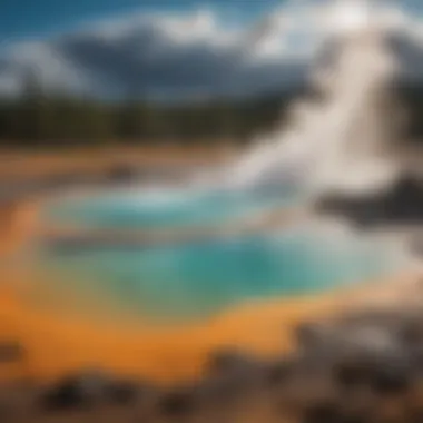 Vibrant Geothermal Pools Colorful geothermal pools in Yellowstone National Park