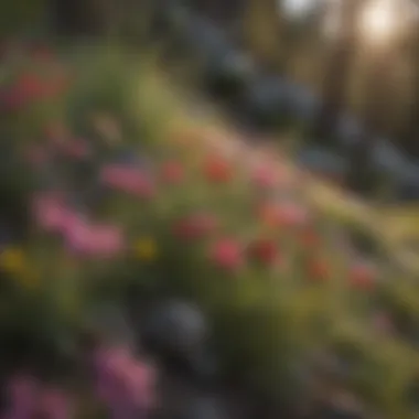 Colorful wildflowers blooming on Mt. Lemmon