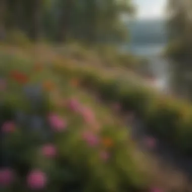 Colorful Wildflowers Blooming at Chewalla Lake