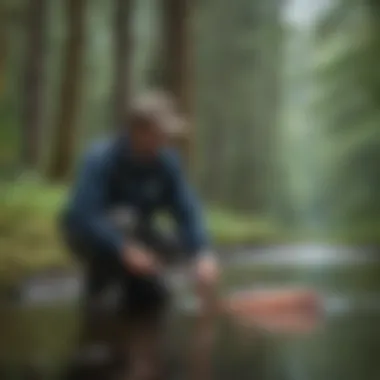 Community members engaged in conservation efforts for salmon