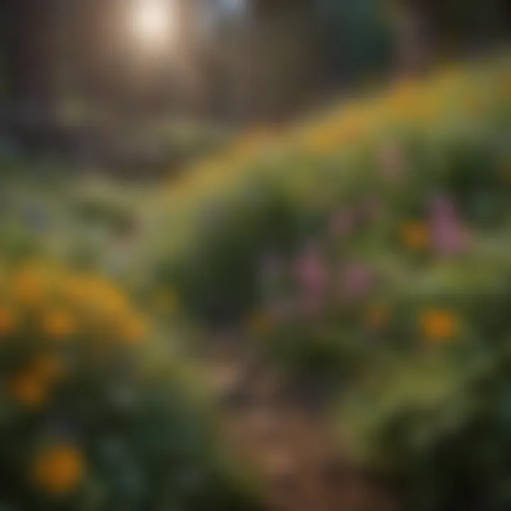 Vibrant Colorado Wildflowers A vibrant display of Colorado wildflowers in their natural habitat