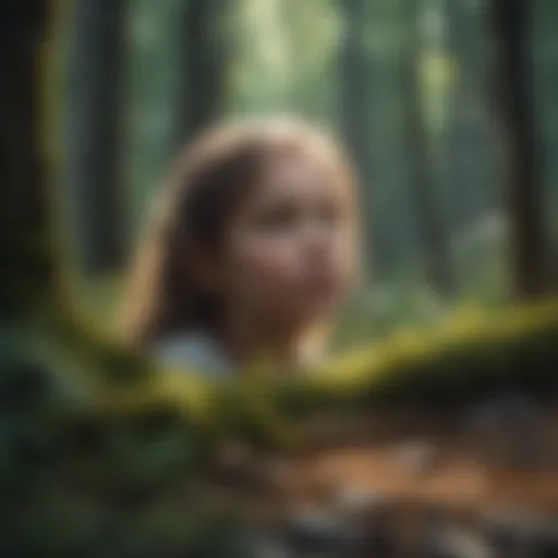 Ethereal Glimpse of Innocence