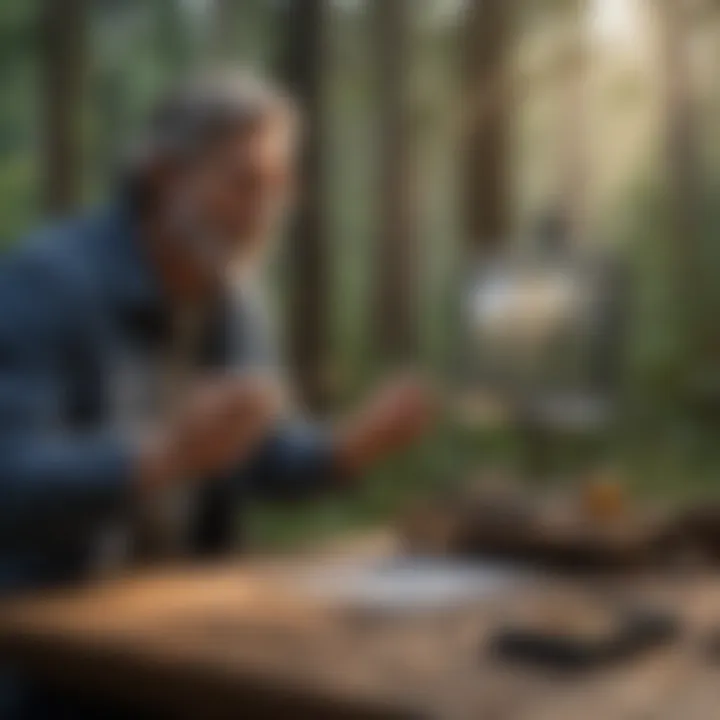 Advanced Paint Testing Kit in Action Paint testing kit in use