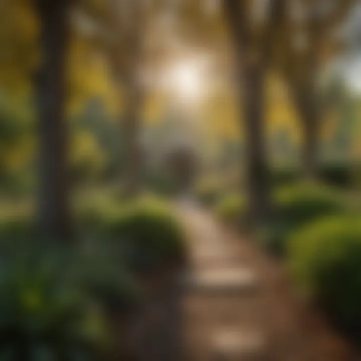 Rejuvenated garden after shrub removal