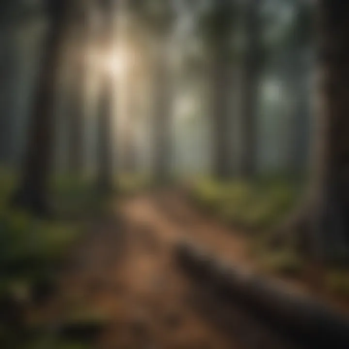 The Role of Borate in Sustainable Forest Management Natural forest ecosystem with termite activity