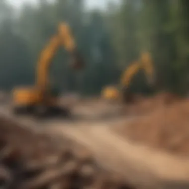 Dynamic Construction Project Site Construction site in Graham, NC