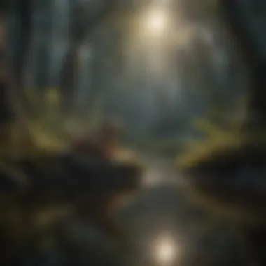Coqui Serenading Under Moonlight