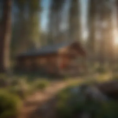 Rustic Retreat Haven Cozy cabin accommodation at Navajo Lake Lodge