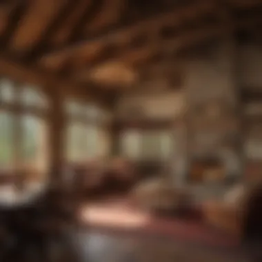 Cozy Interior of Sequoia Inn Cozy Interior of Sequoia Inn