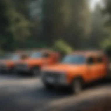 Efficient Towing Fleet Prepared for Any Situation Craigs River City Towing fleet ready for service