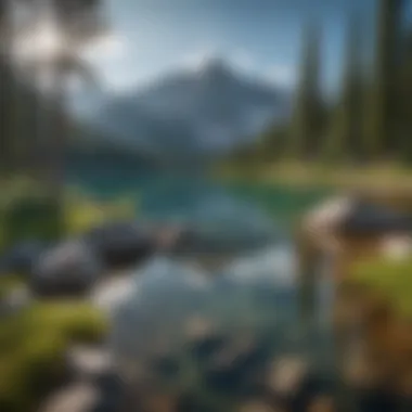 Crystal Clear Alpine Lakes in the Rockies
