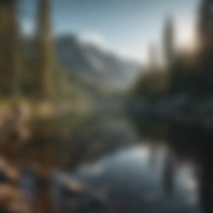 Crystal Clear Lake Reflections at Stone Ridge Campsite