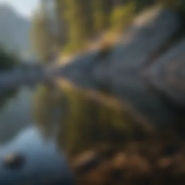 Nature's Mirror: Crystal Clear Reflections of Moro Rock Crystal Clear Reflections of Moro Rock