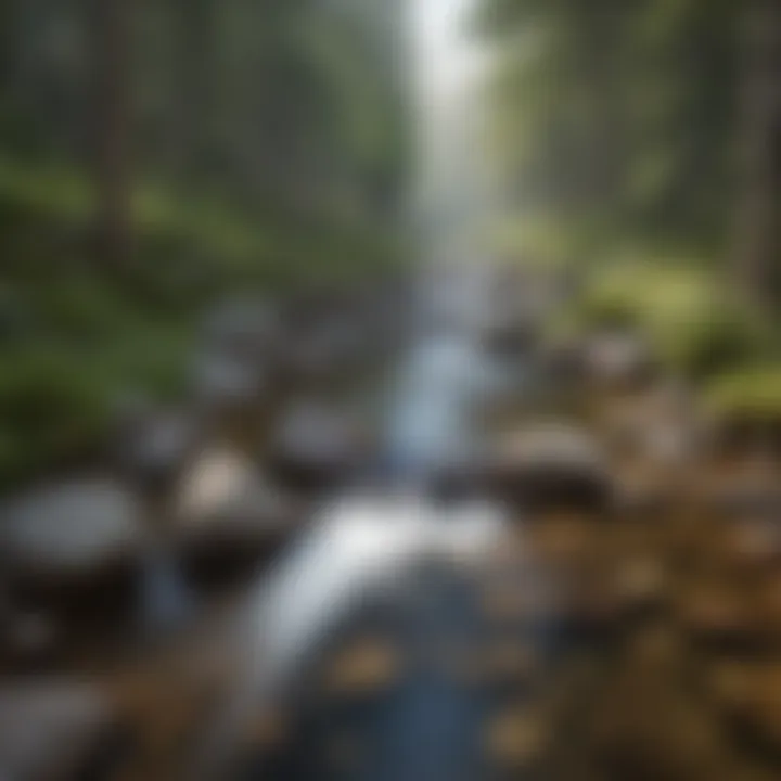 Crystal Clear Stream in White Mountain National Forest