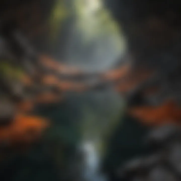 Crystal-Clear Underground Pools