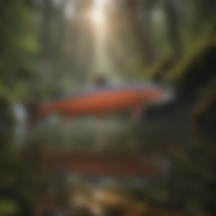 Cultural significance of Coho salmon depicted through local art