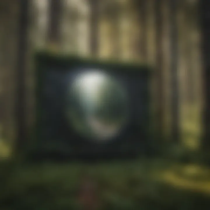 Cybersecurity Wall Illustrating VPN's Role in Safeguarding Sensitive Military Information