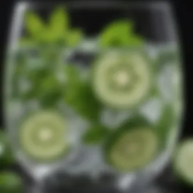 Cucumber and Mint Infused Water Refreshing cucumber and mint infused water