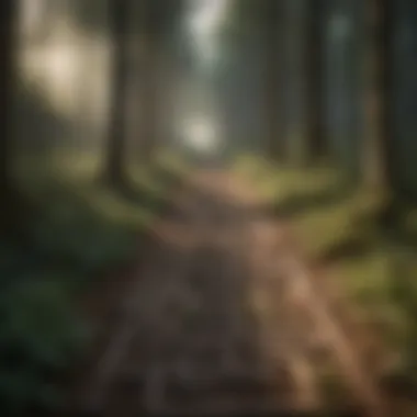 Navigating Abbreviation Labyrinth Artistic interpretation of a labyrinth with abbreviations as pathways