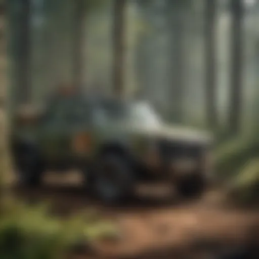 Illustration of intricate forestry maintenance concepts