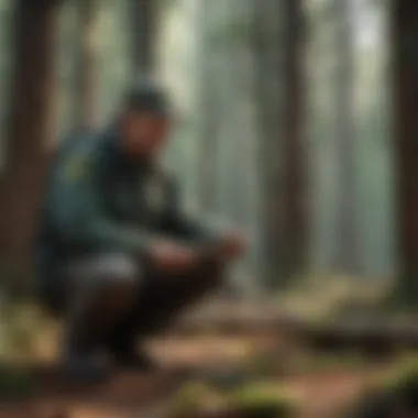 Symbolic image representing forestry conservation efforts