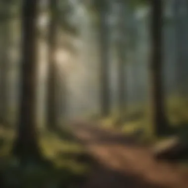 Visual representation of essential forestry terminology