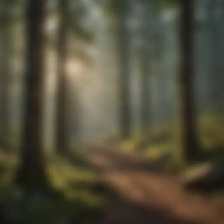 Visual representation of essential forestry terminology