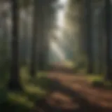 A dense forest showcasing the importance of trees in carbon sequestration