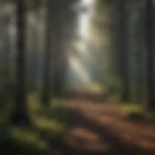 A dense forest showcasing the importance of trees in carbon sequestration