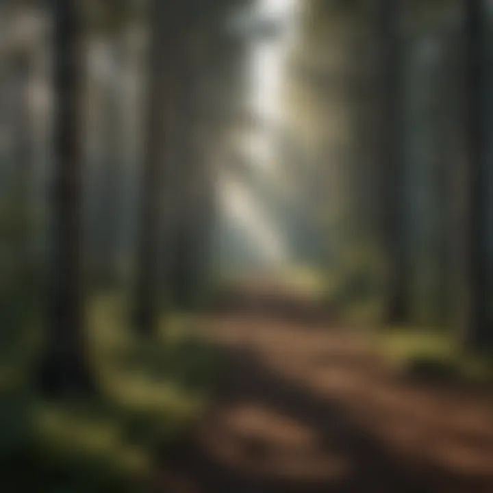 A dense forest showcasing the importance of trees in carbon sequestration