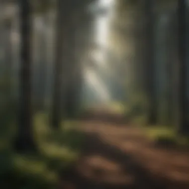 Forests and Carbon Sequestration A dense forest showcasing the importance of trees in carbon sequestration