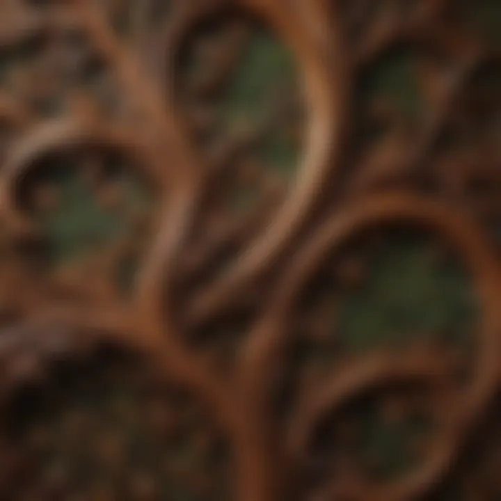 Intricate Details of DeGraaf Interiors Cascade Close-up of the intricate patterns on DeGraaf Interiors Cascade