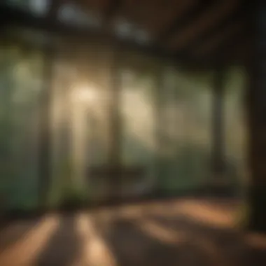 Sun-kissed DeGraaf Interiors Cascade in the Forest Sunlight filtering through the canopy onto DeGraaf Interiors Cascade