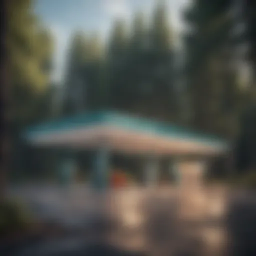 Innovative gas station design concept