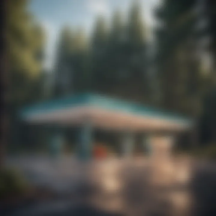 Innovative gas station design concept