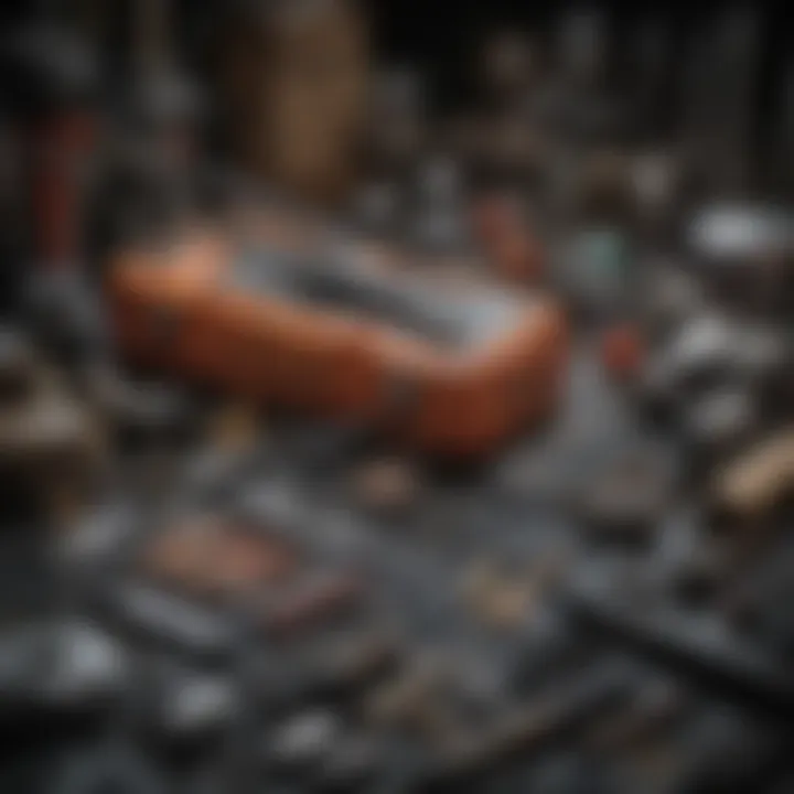 Tools and equipment of a diesel mechanic